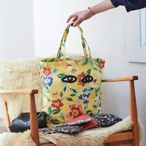 Clare V Floral Eyes Tote